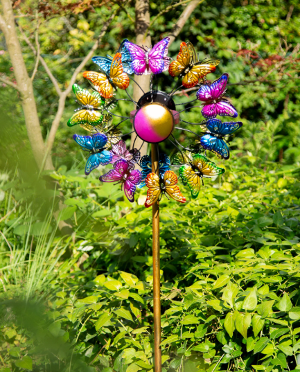 Laden Sie das Bild in Galerie -Viewer, SOLITHIA Solar-Windrad Schmetterlingstanz