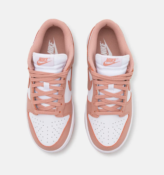 Laden Sie das Bild in Galerie -Viewer, Nike Dunk low weiss/lachs Gr. 44 Original und neu