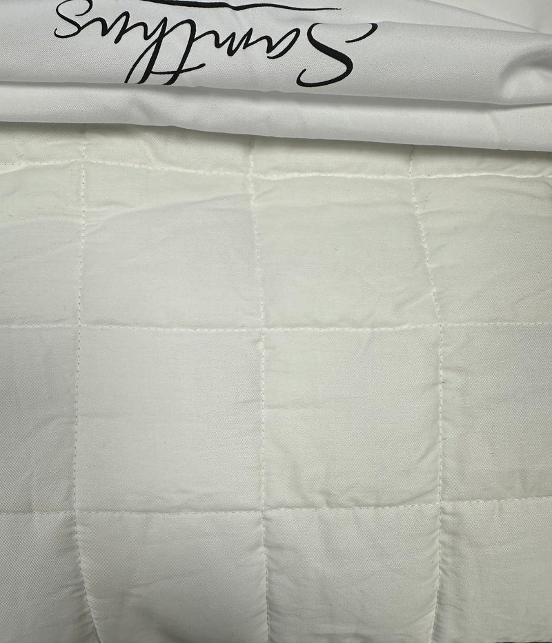 Laden Sie das Bild in Galerie -Viewer, Samthus Gewichtsdecke Baumwolle 135x200 cm 6 kg Qualität aus der Schweiz
