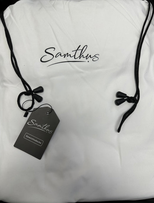 Samthus Gewichtsdecke Baumwolle 135x200 cm 6 kg Qualität aus der Schweiz