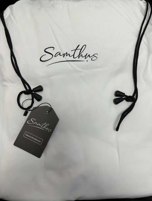 Samthus Gewichtsdecke Baumwolle 135x200 cm 6 kg Qualität aus der Schweiz