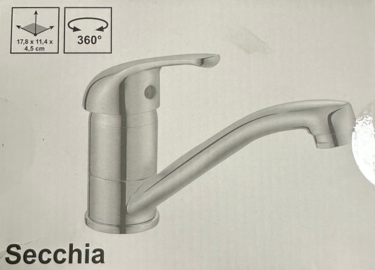 Einhebel-Waschtischarmatur Secchia Chrom ohne Excenter