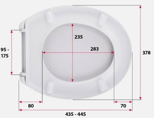 aquaSu® Basic, WC-Sitz mit Motiv Leuchtturm, Duroplast Toilettendeckel mit Absenkautomatik, Belastbar bis 200 kg