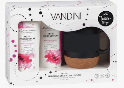 VANDINI Pflege-Geschenkset mit To Go Becher