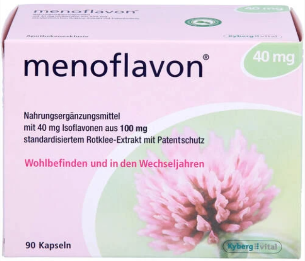 Menoflavon 90 Kapseln 40 mg MHD abgelaufen