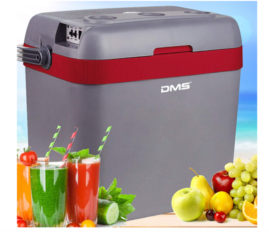 DMS® Kühltasche, Lunchbox, Gefriertasche, 33 L, Getränkebox, Wärmebox, 12 - 24 V, für LKW und PKW, zum Kühlen und Wärmen geeignet
