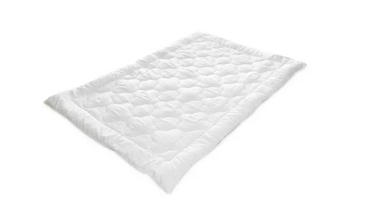 POLYSOFT Ganzjahredecke HeiQ MINT 4-Loch-Hohlfaser Wolkensteppung 155x220 cm
