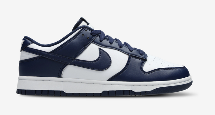 Nike Dunk low dunkelblau/weiss, Größe 42 Original und neu