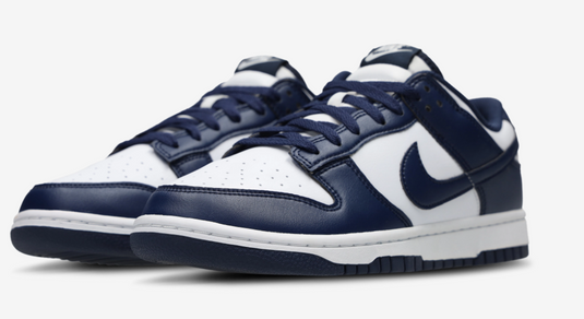 Nike Dunk low dunkelblau/weiss, Größe 42 Original und neu