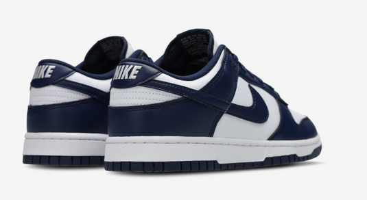 Nike Dunk low dunkelblau/weiss, Größe 42 Original und neu