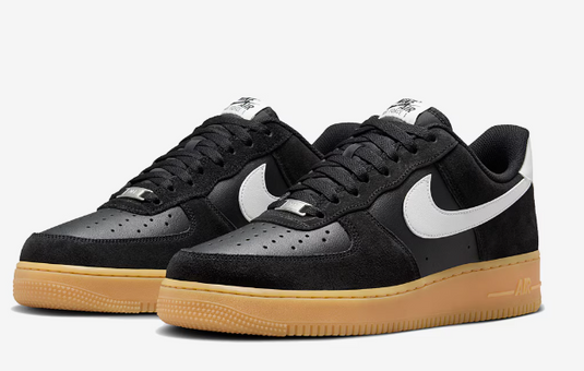 Nike Air Force 1  in schwarz/weiss/braune Sohle Gr. 42,5 Original und neu