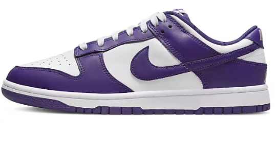 Nike Dunk Low in weiss/lila Gr. 44 Original und neu