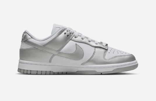 Nike Dunk low weiss/silber Original und neu Gr. 42,5