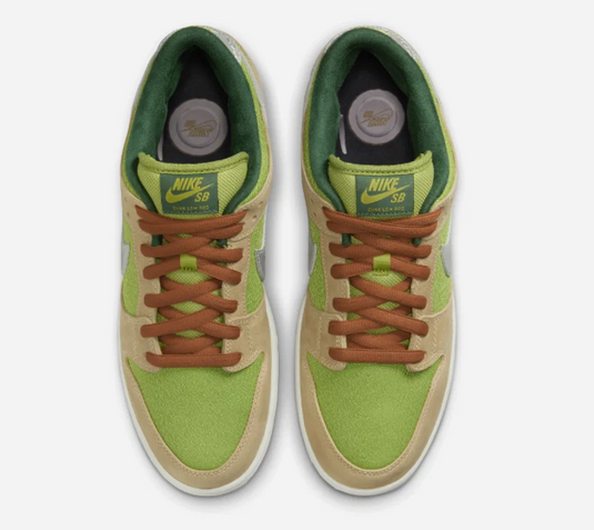 Nike Dunk in braun/grün/silber Gr. 38 Original und neu