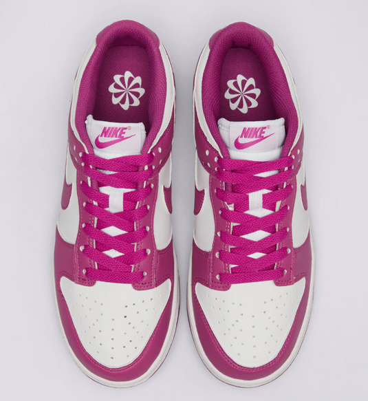 Nike Dunk low weiss/brombeere Gr. 42,5 Original und neu