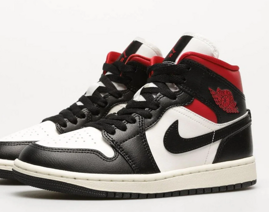 Air Jordan 1 MID, schwarz/rot/weiss Gr. 44 Original und neu