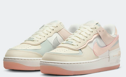 Nike Air Force 1 Shadow weiss/rosa/grau Gr. 39 Original und neu