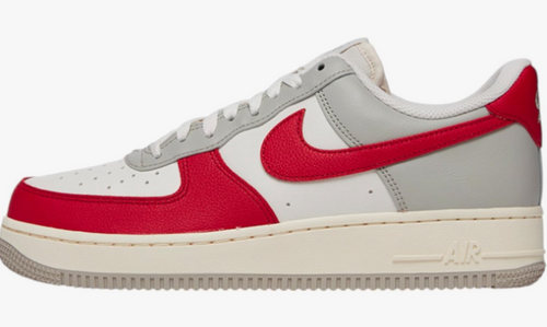 Nike Air Force 1 weiss/rot/grau Gr. 42 Original und neu