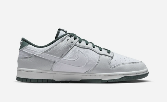 Nike Dunk low in weiss/hellgrau/dunkelgrün Original und neu