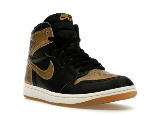 Air Jordan 1 Retro High, gold/schwarz, Größe 19,5 Original und neu Kinder