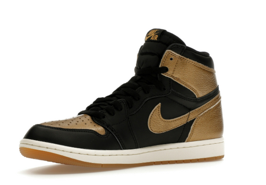 Air Jordan 1 Retro High, gold/schwarz, Größe 19,5 Original und neu Kinder