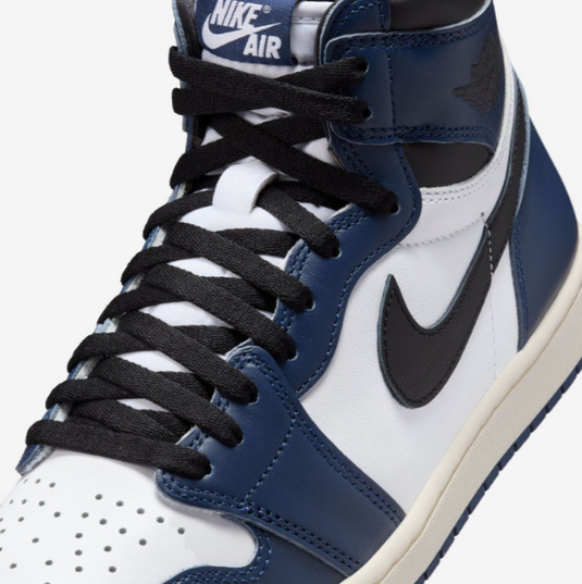 Nike Jordan 1 Retro High, Größe 19,5 blau/weiss/schwarz Original und neu Kinder