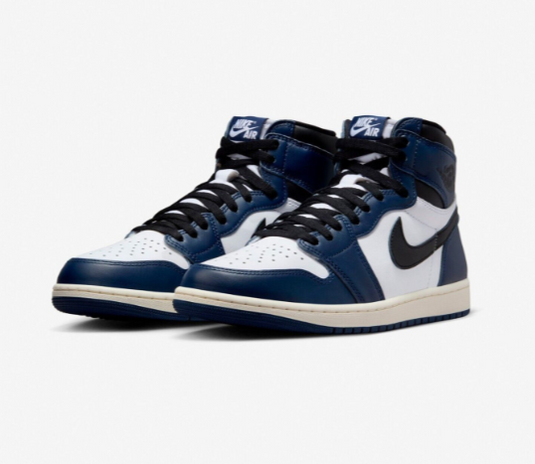 Nike Jordan 1 Retro High, Größe 19,5 blau/weiss/schwarz Original und neu Kinder