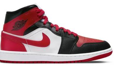 Air Jordan 1 MID, schwarz/rot/weiss Gr. 44 Original und neu