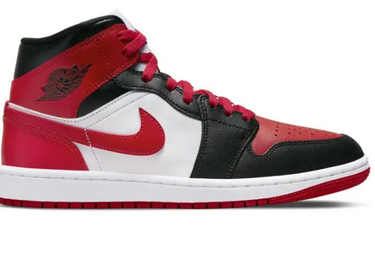 Air Jordan 1 MID, schwarz/rot/weiss Gr. 44 Original und neu