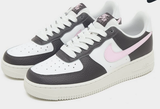 Nike Air Force 1 weiss/braun/rosa Gr. 42 Original und neu