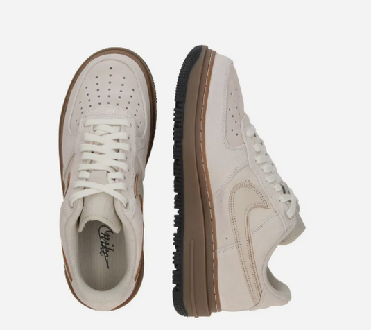Nike Air Force 1 Luxe beige/braun Gr. 45 Original und neu