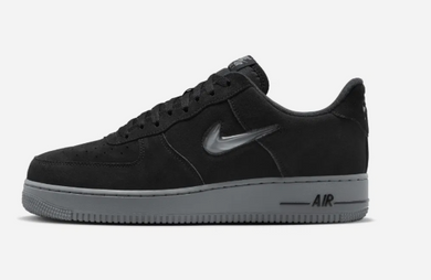 Nike Air Force 1 Jewel schwarz/grau Gr. 44 Original und neu