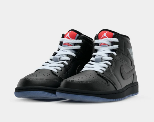 Nike Air Jordan 1 Mid in schwarz Gr. 44 Original und neu
