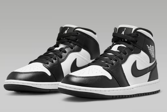 Air Jordan 1 MID, schwarz/weiss Gr. 44,5 Original und neu