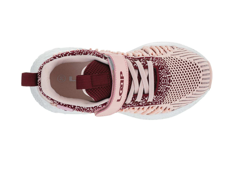 Laden Sie das Bild in Galerie -Viewer, Loap Kinder Sneaker Gr. 35 rosa/rot Original und neu

